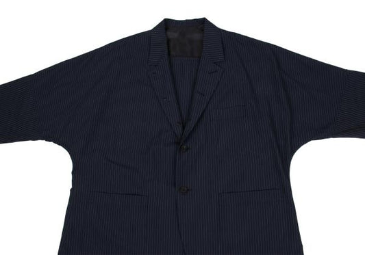 S'YTE Stripe Raglan Sleeve Jacket Navy Size 3