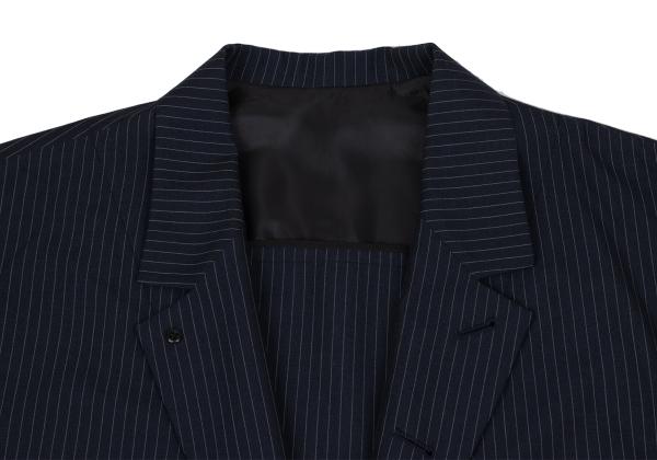 S'YTE Stripe Raglan Sleeve Jacket Navy Size 3