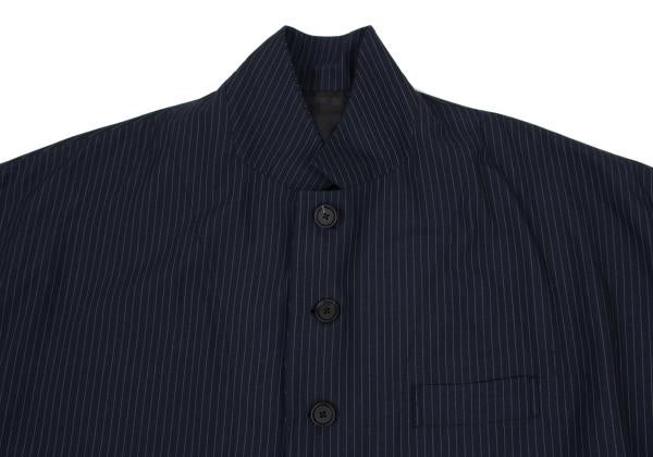 S'YTE Stripe Raglan Sleeve Jacket Navy Size 3