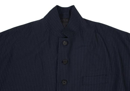 S'YTE Stripe Raglan Sleeve Jacket Navy Size 3