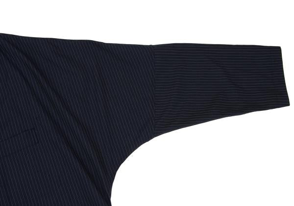 S'YTE Stripe Raglan Sleeve Jacket Navy Size 3
