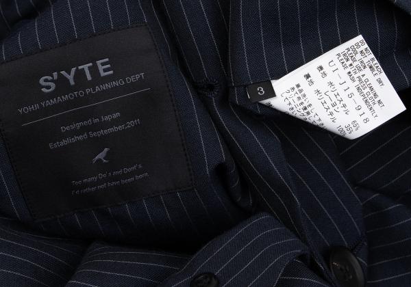S'YTE Stripe Raglan Sleeve Jacket Navy Size 3