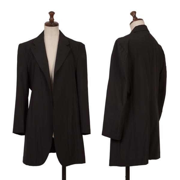 COMME des GARCONS Wool Buttonless Jacket Black Size S
