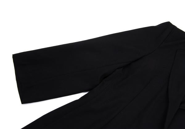 COMME des GARCONS Wool Buttonless Jacket Black Size S
