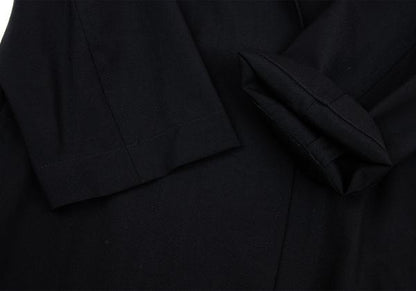 COMME des GARCONS Wool Buttonless Jacket Black Size S
