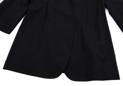 COMME des GARCONS Wool Buttonless Jacket Black Size S