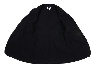COMME des GARCONS Wool Buttonless Jacket Black Size S