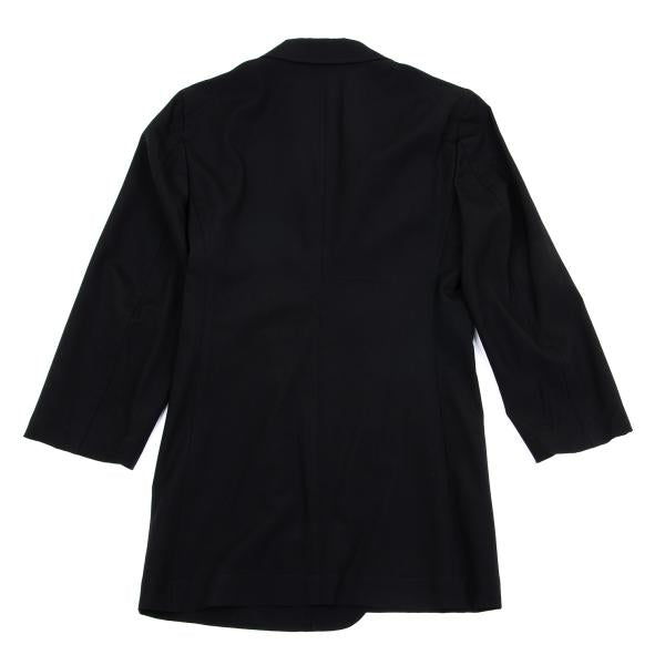 COMME des GARCONS Wool Buttonless Jacket Black Size S