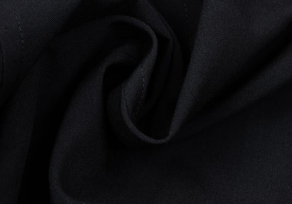 COMME des GARCONS Wool Buttonless Jacket Black Size S