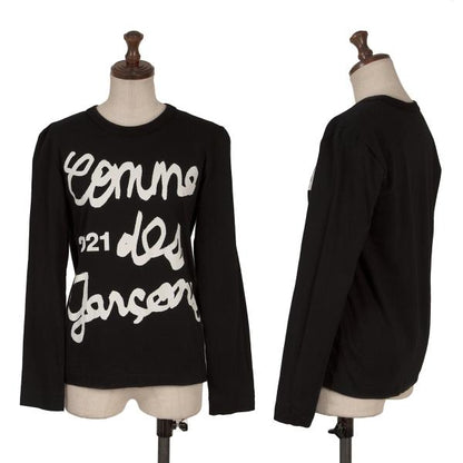 COMME des GARCONS 2021 Logo Print L/S Tee Black Size M