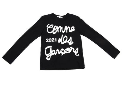COMME des GARCONS 2021 Logo Print L/S Tee Black Size M