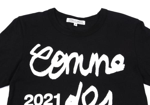 COMME des GARCONS 2021 Logo Print L/S Tee Black Size M