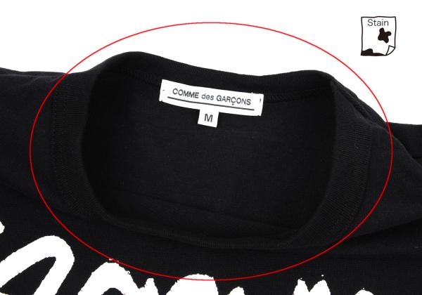 COMME des GARCONS 2021 Logo Print L/S Tee Black Size M