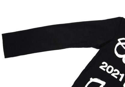COMME des GARCONS 2021 Logo Print L/S Tee Black Size M