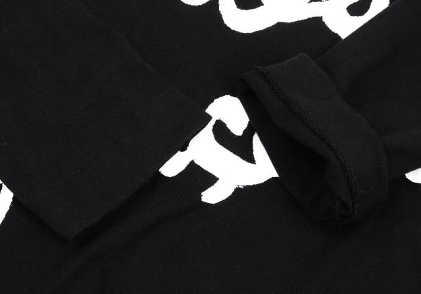 COMME des GARCONS 2021 Logo Print L/S Tee Black Size M