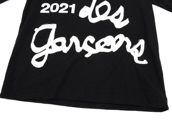 COMME des GARCONS 2021 Logo Print L/S Tee Black Size M