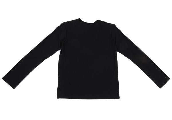 COMME des GARCONS 2021 Logo Print L/S Tee Black Size M