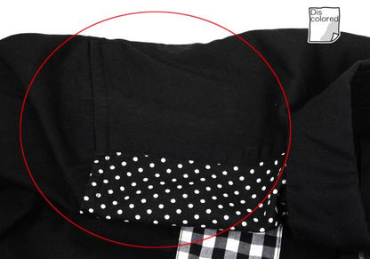 BLACK COMME des GARCONS Mixed Patch Long Shirt Black Size S