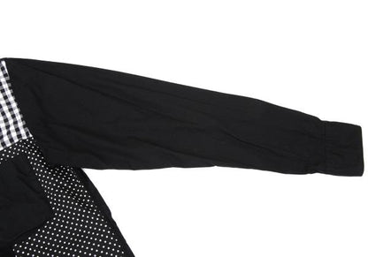 BLACK COMME des GARCONS Mixed Patch Long Shirt Black Size S