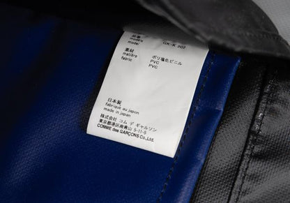 COMME des GARCONS PVC Boston Black Blue