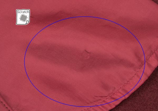 JUNIOR GAULTIER Wool Half Coat Red Purple Size 40