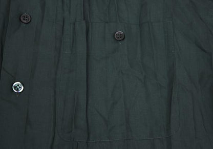 ISSEY MIYAKE MEN Wrinkle Pleated Shirt Blue Gray Size M