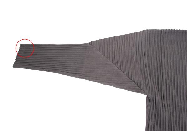 HOMME PLISSE ISSEY MIYAKE Pleated Double Jacket Gray Size 3