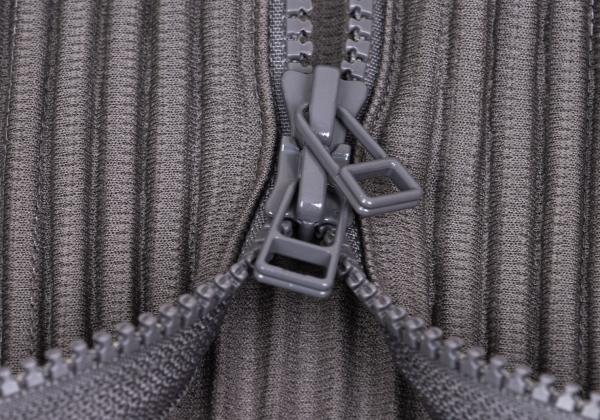HOMME PLISSE ISSEY MIYAKE Pleated Double Jacket Gray Size 3