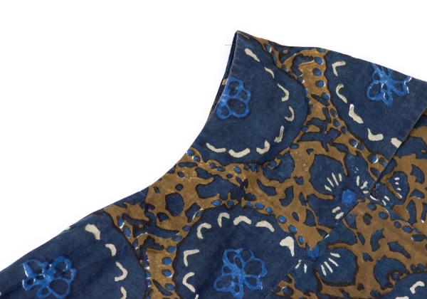 45rpm Indigo Floral Sleeveless Cotton Dress Blue Size 3