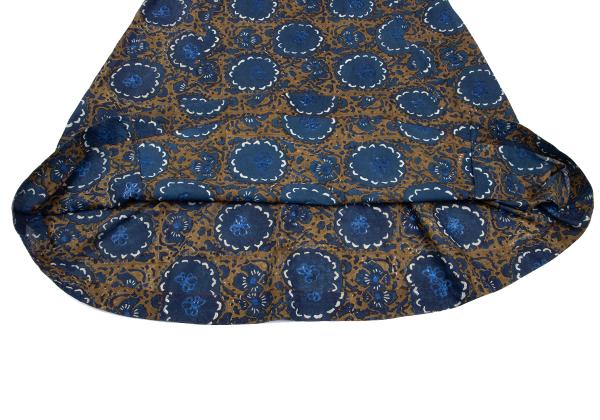 45rpm Indigo Floral Sleeveless Cotton Dress Blue Size 3