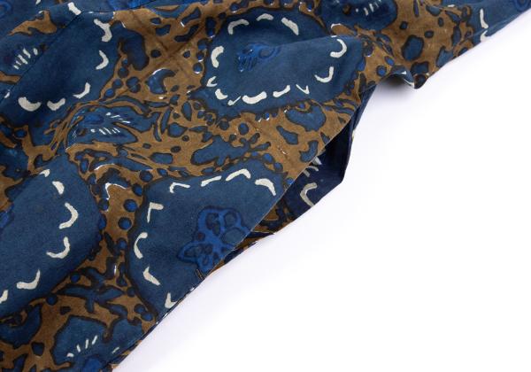 45rpm Indigo Floral Sleeveless Cotton Dress Blue Size 3