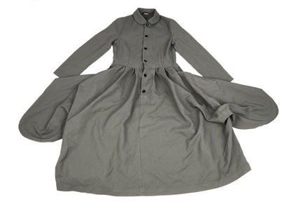 COMME des GARCONS 24AW Poly Drape Pocket Dress Gray Size S