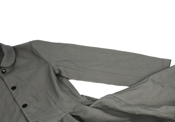 COMME des GARCONS 24AW Poly Drape Pocket Dress Gray Size S