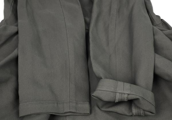 COMME des GARCONS 24AW Poly Drape Pocket Dress Gray Size S