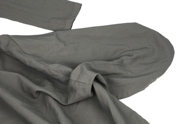 COMME des GARCONS 24AW Poly Drape Pocket Dress Gray Size S