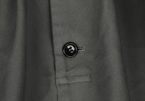 COMME des GARCONS 24AW Poly Drape Pocket Dress Gray Size S