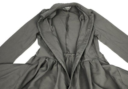 COMME des GARCONS 24AW Poly Drape Pocket Dress Gray Size S