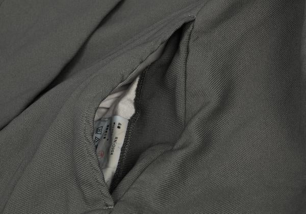 COMME des GARCONS 24AW Poly Drape Pocket Dress Gray Size S