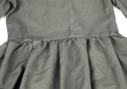 COMME des GARCONS 24AW Poly Drape Pocket Dress Gray Size S