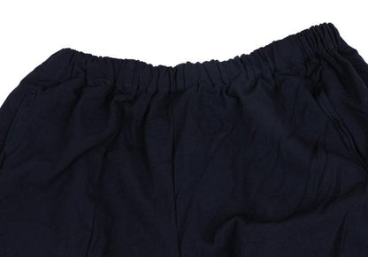 COMME des GARCONS Product Dyed Poly Wide Shorts Navy Size S