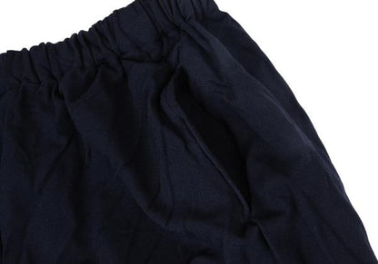 COMME des GARCONS Product Dyed Poly Wide Shorts Navy Size S