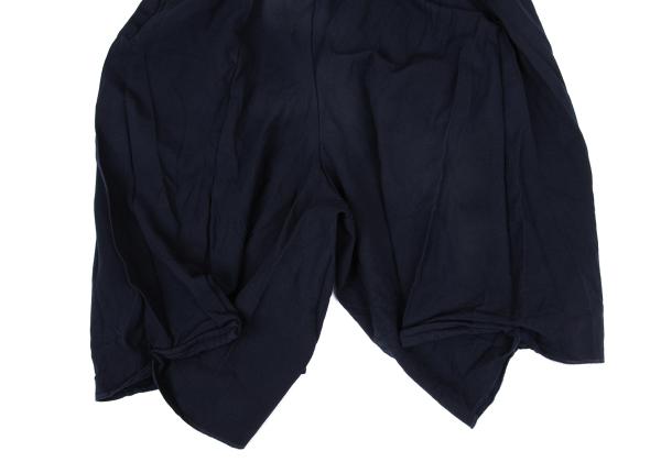 COMME des GARCONS Product Dyed Poly Wide Shorts Navy Size S