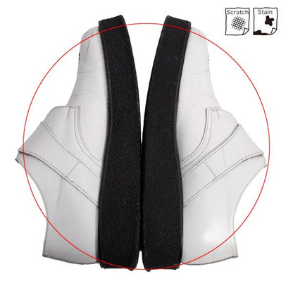 Y's for men Outseam Strap Leather White Black Shoes Size 25.5cm