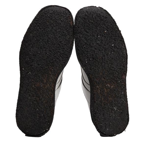 Y's for men Outseam Strap Leather White Black Shoes Size 25.5cm