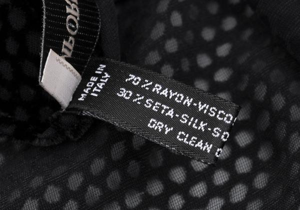 EMPORIO ARMANI Rayon Silk Scarf Black