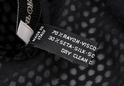 EMPORIO ARMANI Rayon Silk Scarf Black