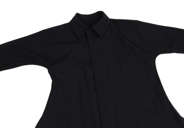Yohji Yamamoto FEMME Asymmetric Wool Jacket Black Size 2