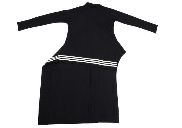 Yohji Yamamoto FEMME Asymmetric Wool Jacket Black Size 2