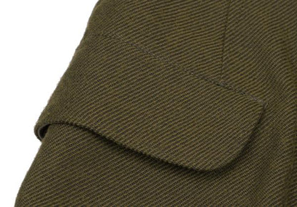 Yohji Yamamoto FEMME Rayon Peaked Lapel Jacket Khaki Size 1