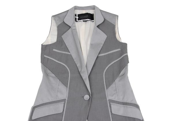 ATSURO TAYAMA Inside-Out Design Jacket Gray Size 36